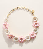 Carolina Herrera gold-tone floral necklace (British brand)