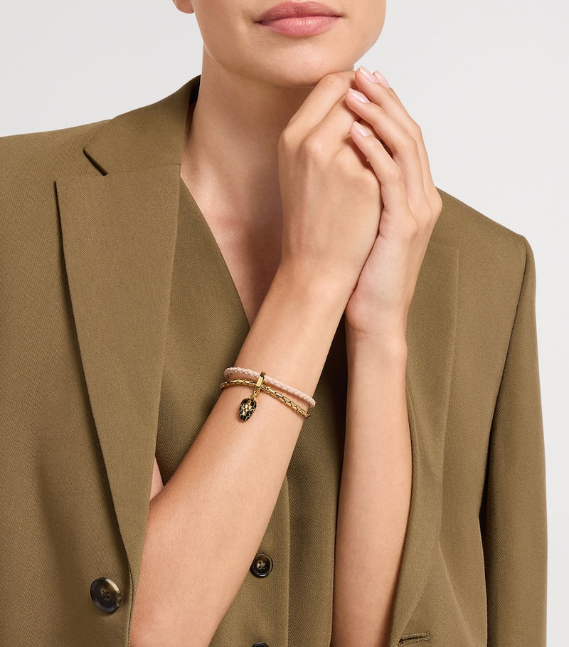 Bvlgari Serpenti Forever leather bracelet 16.5cm - British product