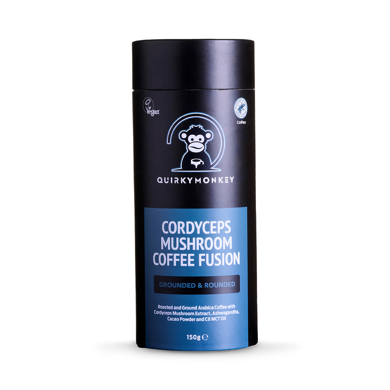 Quirky Monkey Cordyceps mushroom coffee fusion 150g - British product