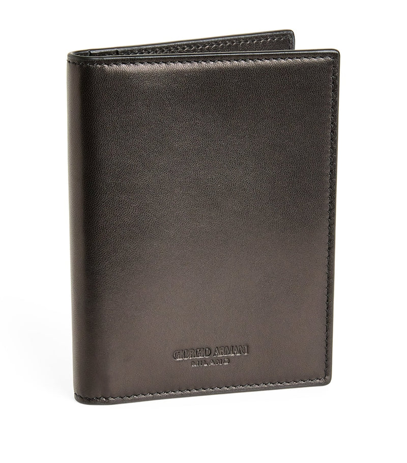 Giorgio Armani lamb leather passport holder, UK version