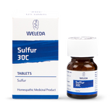 Holland & Barrett Weleda Sulphur 30c Homeopathic Tablets for Skin Eczema Itching Relief 125 Tablets- Buy online at McGrocer