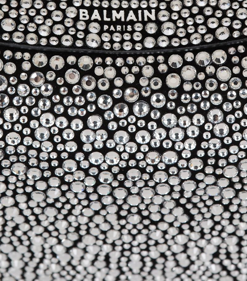 Balmain mini embellished suede handbag - British product
