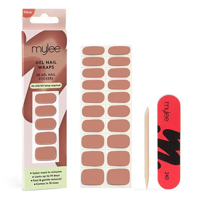 Mylee Gel-Nagelaufkleber Natürlich Liebling Nagelpflege