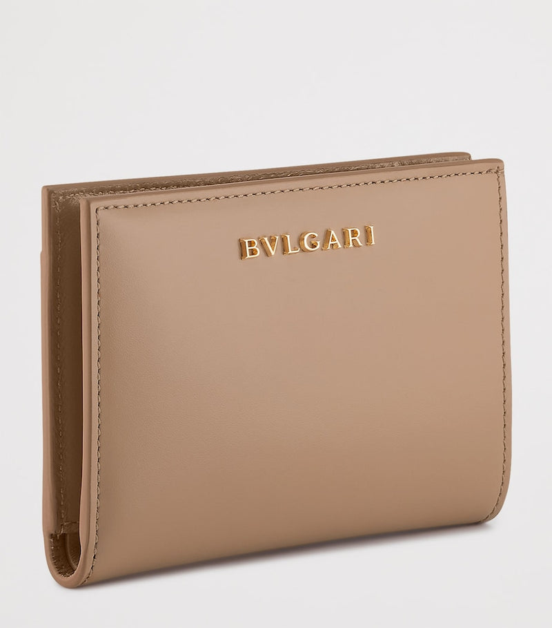 Bvlgari Serpenti calf leather folded card holder 8x11.5cm (British brand)