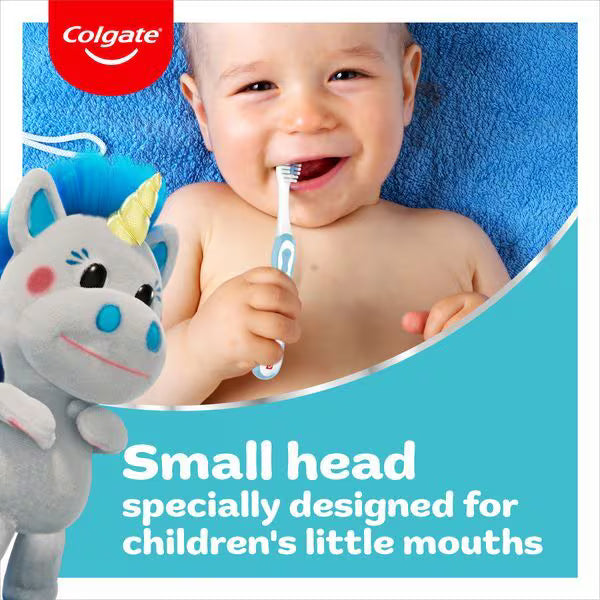 Colgate kids extra soft manual toothbrush 0-3 years, UK version