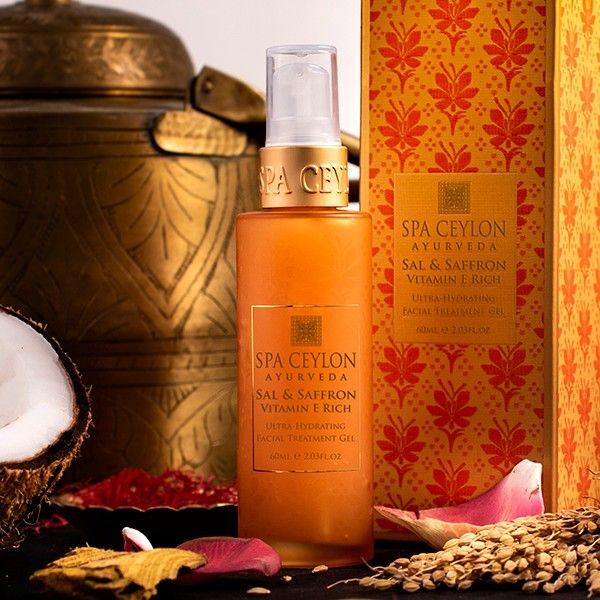 SPA CEYLON Sal & Saffron Facial Treatment Gel 50ml (British brand)