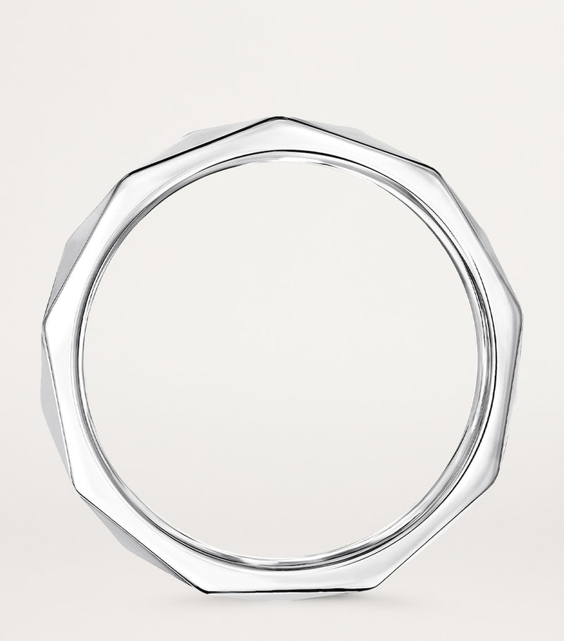 Graff Signature white gold band 3.2mm, imported from the UK