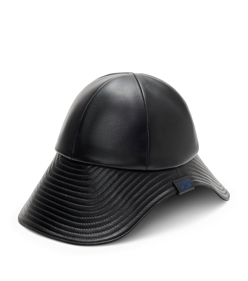 LOEWE leather hiker hat calfskin, imported from the UK
