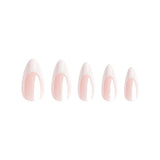 Nail HQ Almond Pink False Nails 24 Pieces, imported from the UK