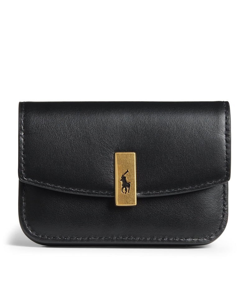 Polo Ralph Lauren leather flap ID card holder (British brand)