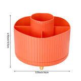 Livingandhome rotating storage organizer orange 14cm, imported from the UK