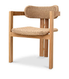 Eichholtz Teak Donato outdoor dining chair in Grade A teak (British brand)