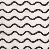 Cotton Muslin Square Black & White Print 80x80cm - British product