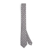 Harrods Giorgio Armani Silk Hatch Embroidery Tie- Buy online at McGrocer