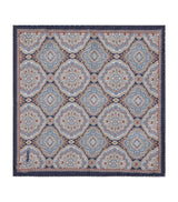 Harrods Eton Reversible Jacquard Pocket Square 33cm x 33cm- Buy online at McGrocer