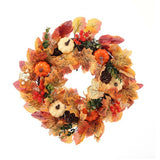 Superdrug Livingandhome Fall Wreath Artificial Autumn Wreath with LED Lights 45cm- Buy online at McGrocer
