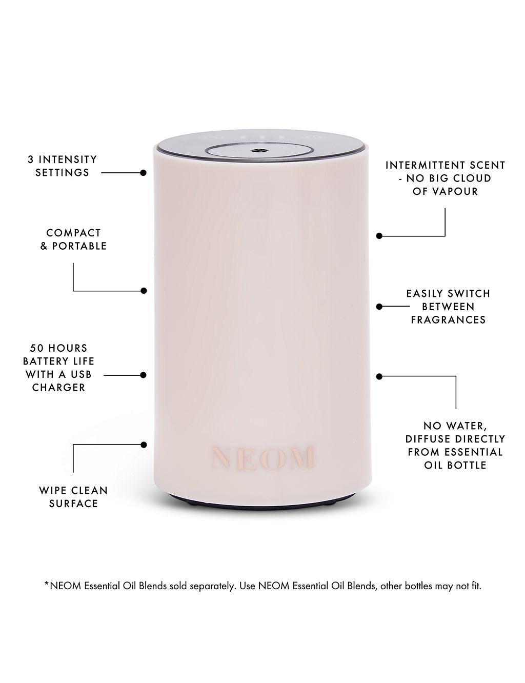 Wellbeing Pod Mini - Essential Oil Diffuser 350g Accessories & Cleaning M&S