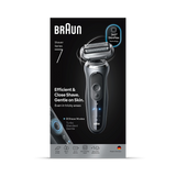 Holland & Barrett Braun Series 7 Electric Shaver with Precision Trimmer Attachment, Grey- Buy online at McGrocer