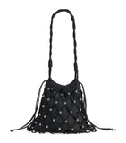 Sandro Paris studded shoulder bag (British brand)