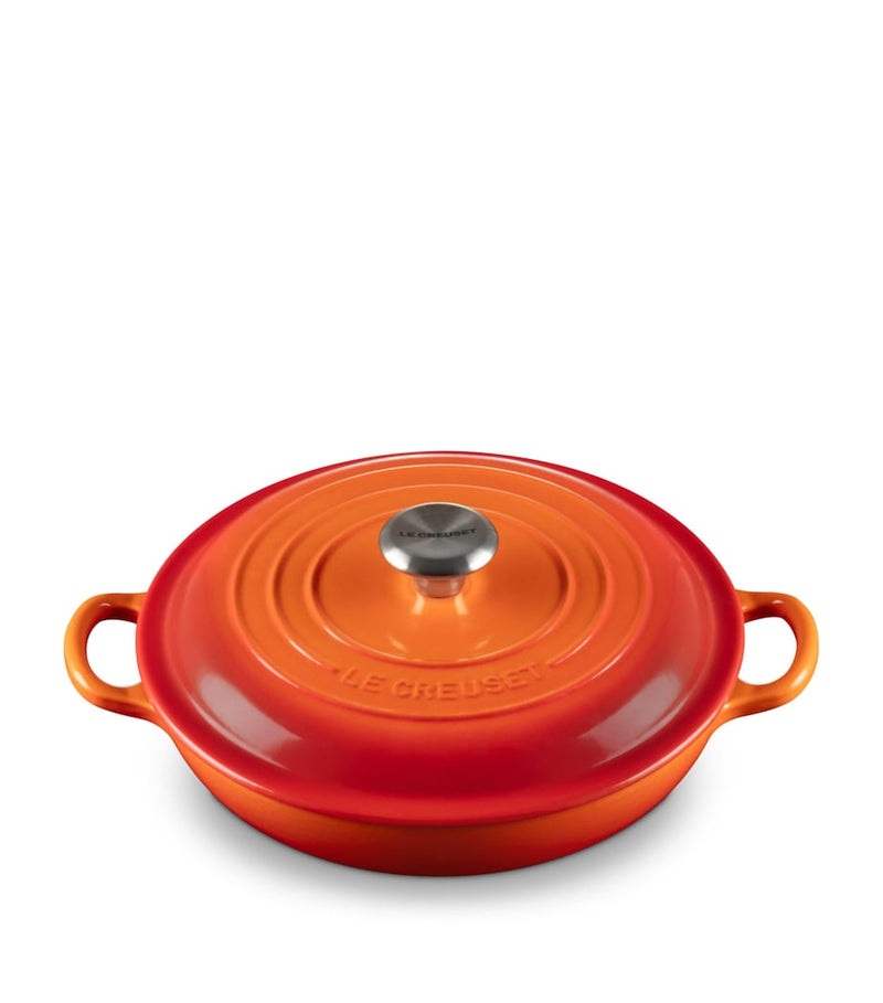 Le Creuset cast iron shallow casserole dish 22cm - British product