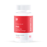 Holland & Barrett Bettervits PMS Complex with Lemon Balm & Ginger 60 Capsules- Buy online at McGrocer