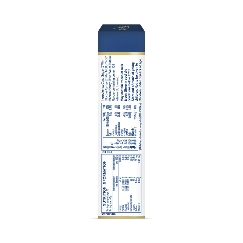 Manuka Health MGO 400+ manuka honey drops lemon 65g - British product