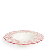 Harrods Bone China Tea Strainer with Floral and Fauna Design Approximately 12cm Wide x 3cm High- Buy online at McGrocer