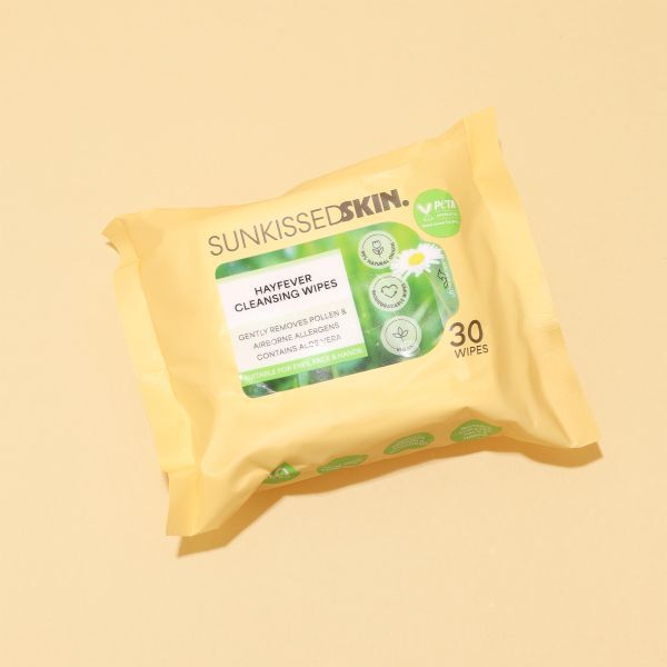 Sunkissed Skin hayfever cleansing wipes 30 wipes (British brand)