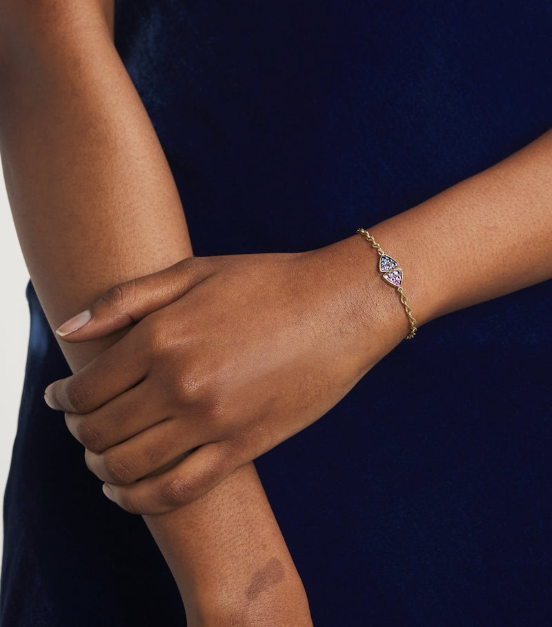 Emily P. Wheeler Candy Sky bracelet with sapphires, imported from the UK