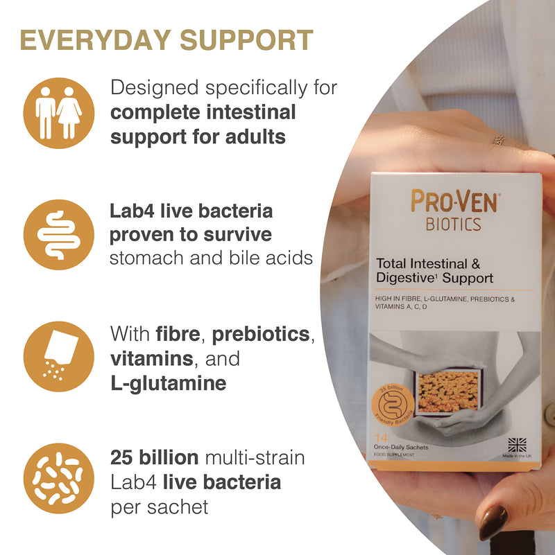 Pro-Ven Intestinal Digestive Powder Tropical Flavour 14 Sachets, imported from the UK