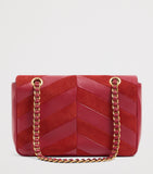 Valentino Garavani lambskin chevron Djuna shoulder bag, UK version