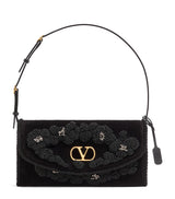 Harrods Valentino Garavani Small Embellished DeVain Shoulder Bag H12cm x W24cm x D3cm- Buy online at McGrocer