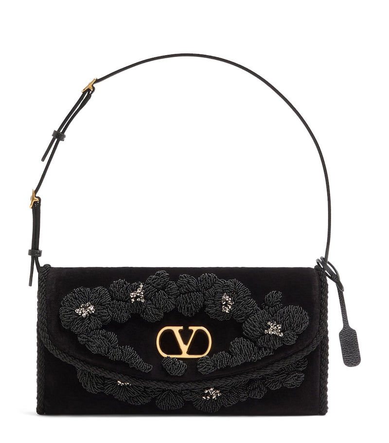 Valentino Garavani DeVain shoulder bag small embellished, UK version
