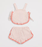 Gingersnaps stretch-cotton Juria top and shorts set for toddlers 6-36 months, UK version