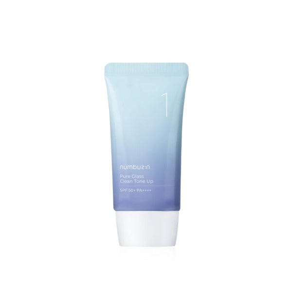 Numbuzin No.1 Pure Glass Clean Tone Up 50ml, imported from the UK
