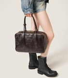 Miu Miu Beau nappa leather top-handle bag (British brand)