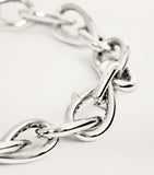 Engelbert white gold diamond drop links chain necklace - British product