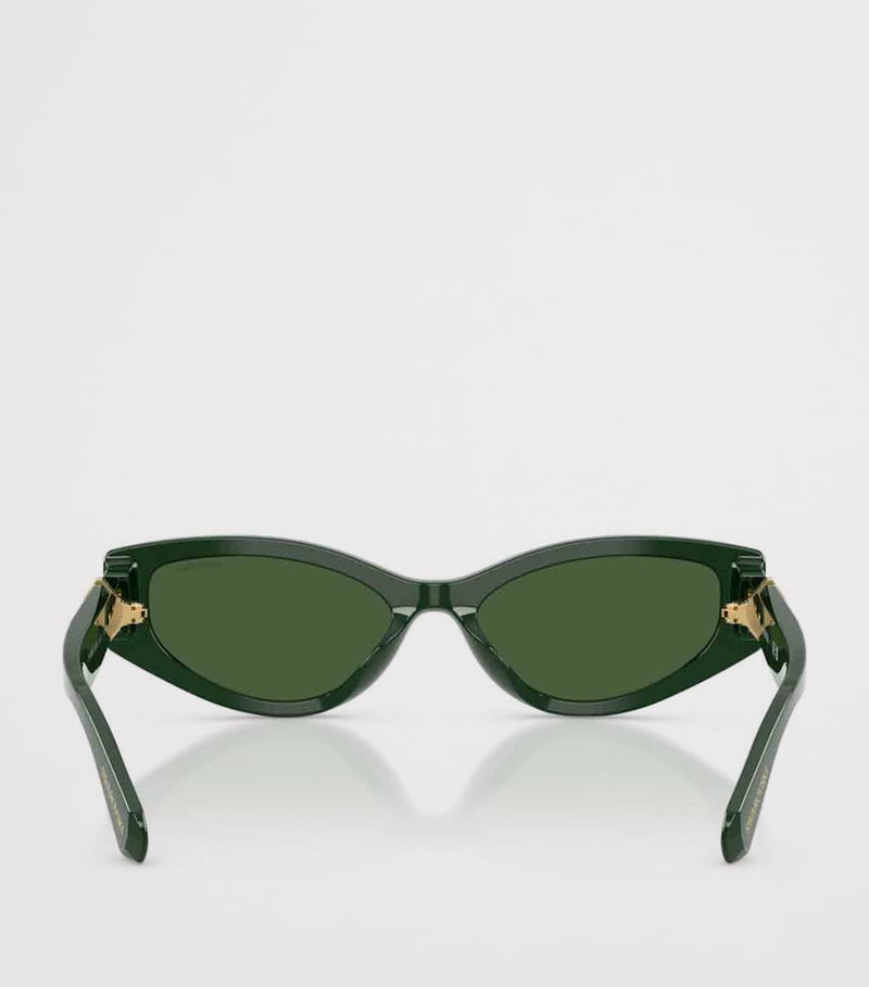 Swarovski cat eye sunglasses with crystal accents, UK version