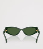 Swarovski cat eye sunglasses with crystal accents, UK version