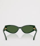 Swarovski cat eye sunglasses with crystal accents, UK version