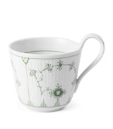 Harrods Royal Copenhagen Green Fluted Plain High-Handle Porcelain Cup- Buy online at McGrocer