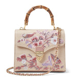Aspinal of London Mayfair midi canvas handbag - British product
