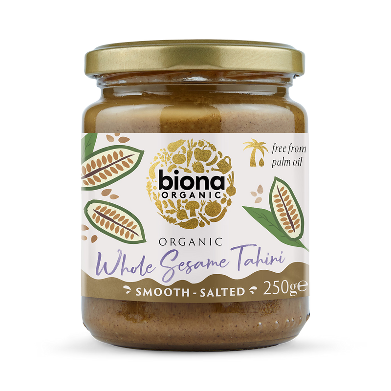 Biona Organic Tahini Whole Sesame 250g - British product