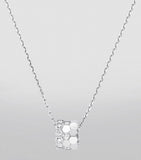 Chaumet Bee de Chaumet medium white gold diamond necklace (British brand)