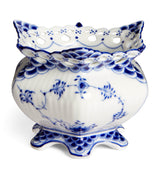 Harrods Royal Copenhagen Blue Fluted Full Lace Handmade Sugar Bowl 9cm- Buy online at McGrocer