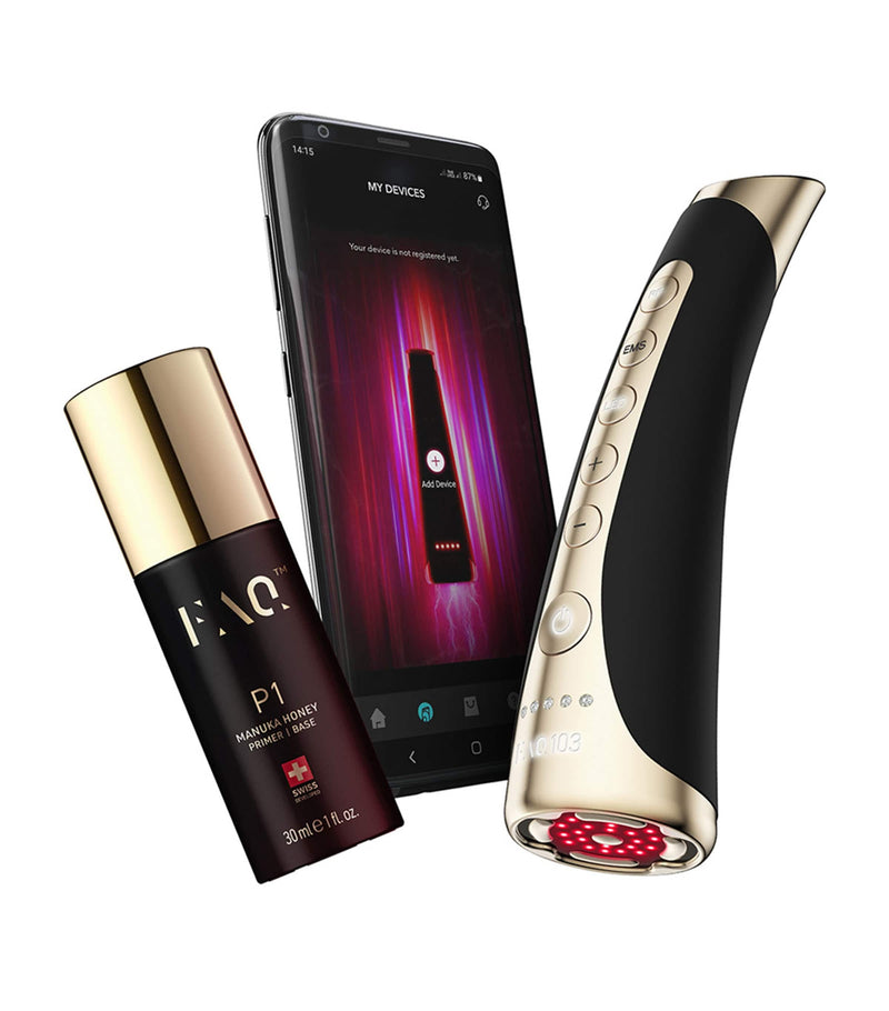 FAQ 103 facial rejuvenation set with real diamond handle, imported from the UK