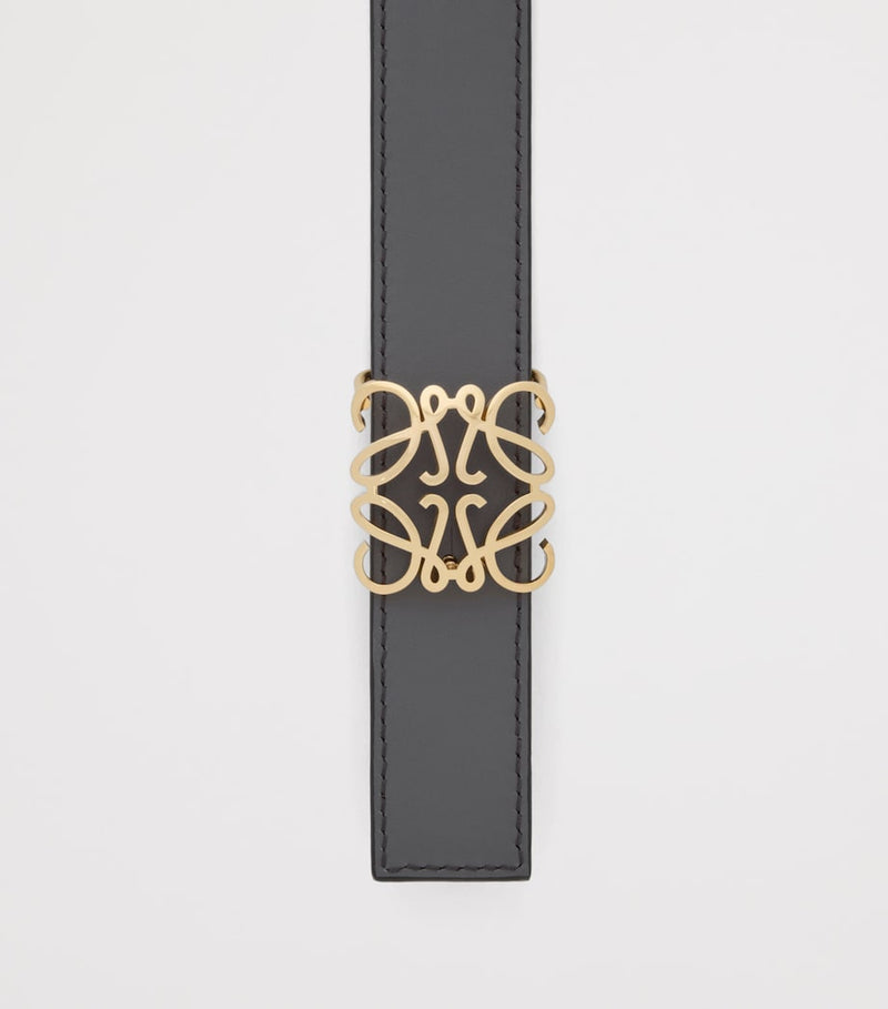 LOEWE reversible Anagram Bombé belt 3cm - British product