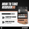 Soccer Supplement Recover90 chocolate recovery protein powder 14 servings - British product