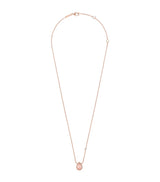 Harrods Boucheron Rose Gold, Diamond and Pink Quartz Serpent Bohème Necklace- Buy online at McGrocer