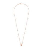 Boucheron Serpent Bohème rose gold necklace with pink quartz and diamond, UK version